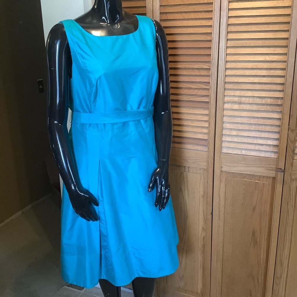 TALBOTS Teal/Turquoise Dress